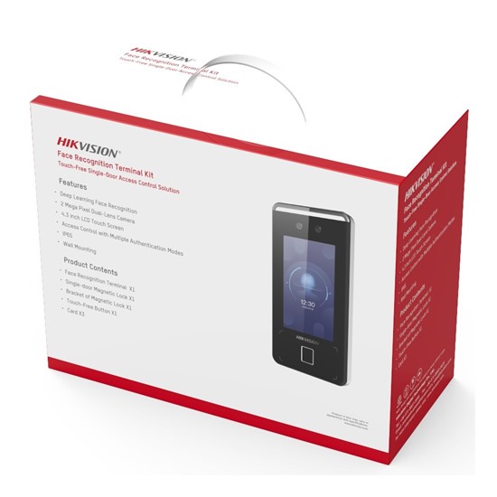 Hikvision DS-KAS541 Yüz Tanıma Terminali