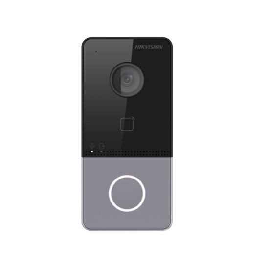 Hikvision DS-KV6113-WPE1 Tekli IP İnterkom Zil Paneli