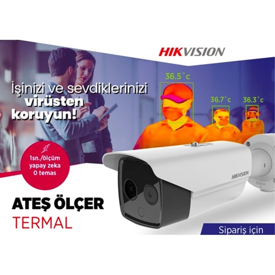 Hikvision DS-2TD2617B-6/PA IP Termal Kamera Termografik Isı Ölçerli