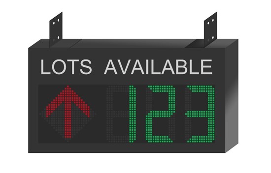 Hikvision DS-TVL121-3-6D Tek Yönlü LED Yönlendirme Tabelası